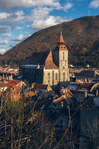 View of Black Church at the Brasov