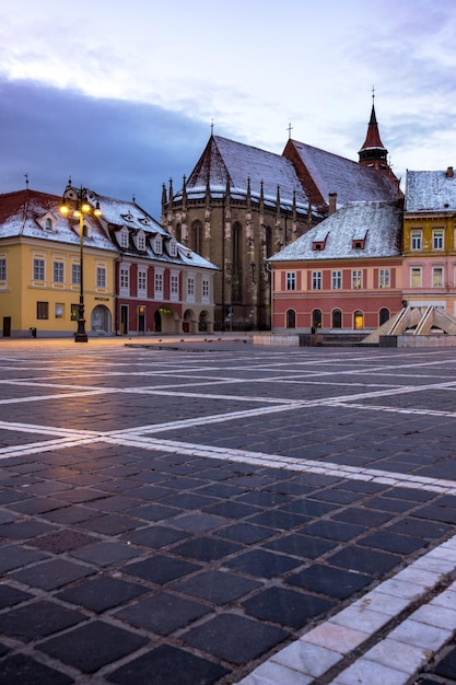 View of Black Church at the Brasov