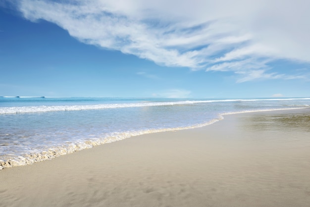 View of blue ocean with wave