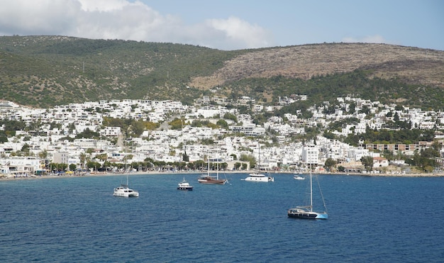 View of Bodrum Town in Turkey