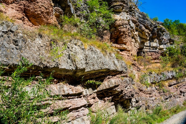 View at Boljetin river gorge in Eastern Serbia