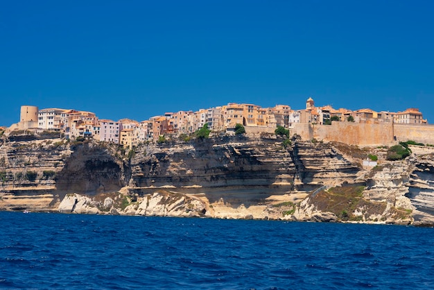 View of Bonifacio from the sea