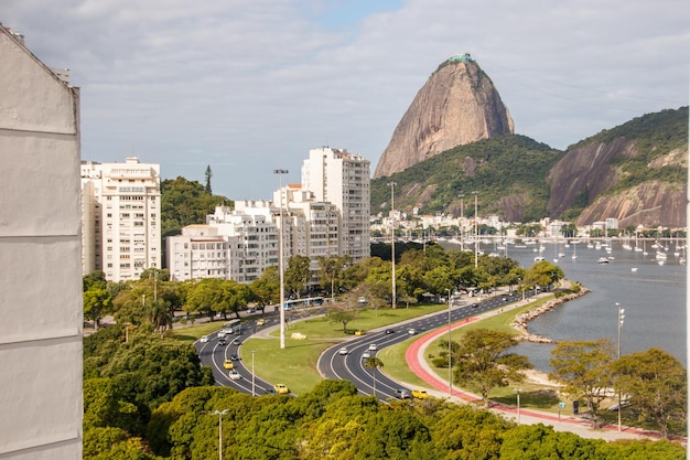 View of the Botafogo cove in Rio de Janeiro