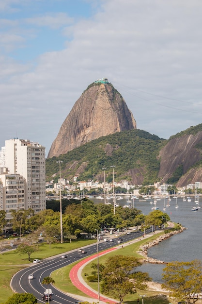 View of the Botafogo cove in Rio de Janeiro