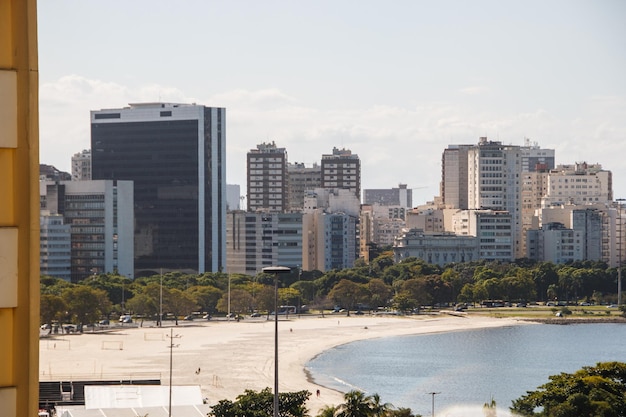 View of the Botafogo cove in Rio de Janeiro