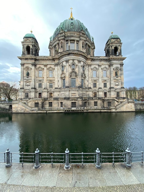 View of building against cloudy sky