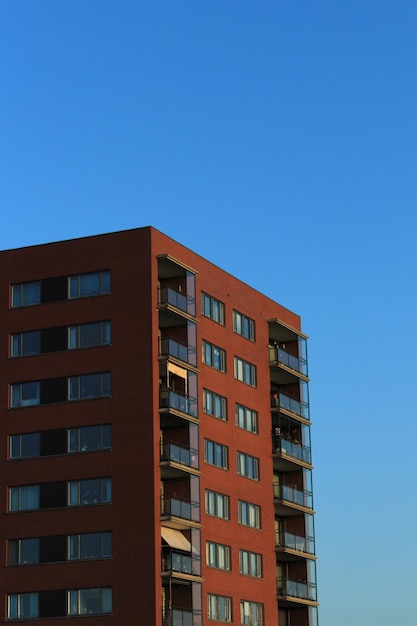 view building background sky city glass