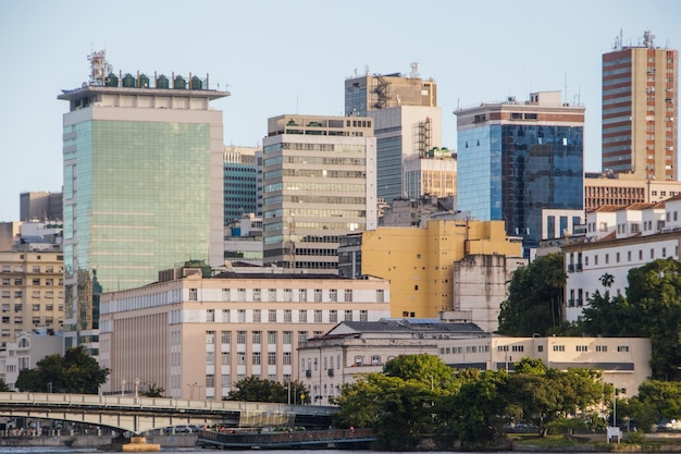 view of buildings in downtown Rio de Janeiro brazil