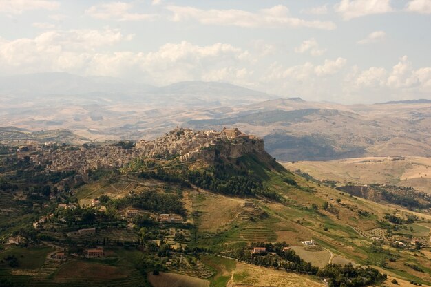 View of Calascibetta