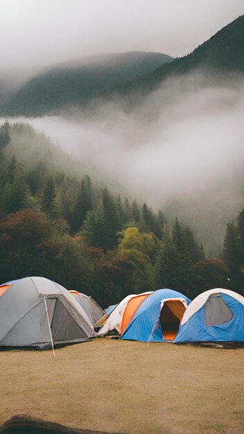 View of the camping location