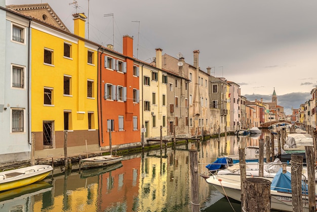 View of a canal in Chioggia