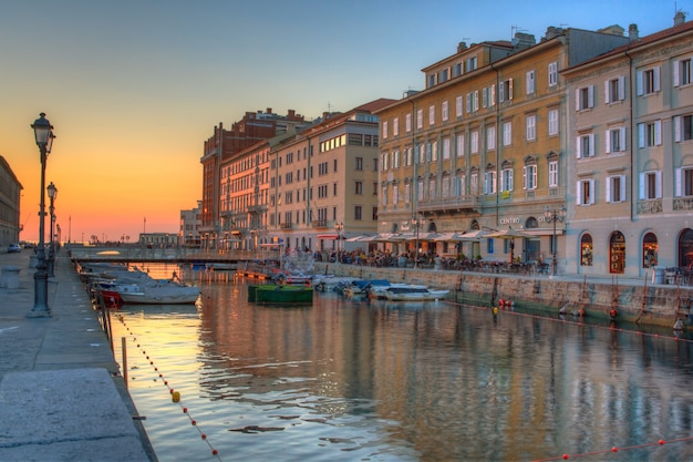 View of Canal Grande, Trieste