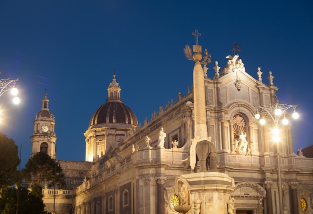 View of Catania cathedral 