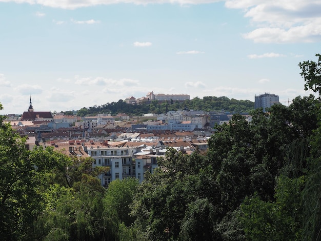 View of the city of Brno