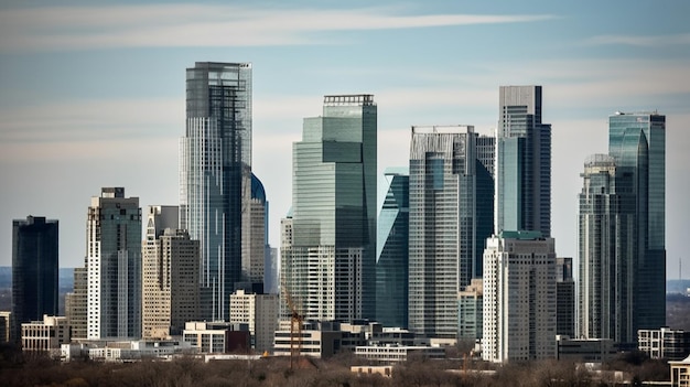 A view of the city of denver