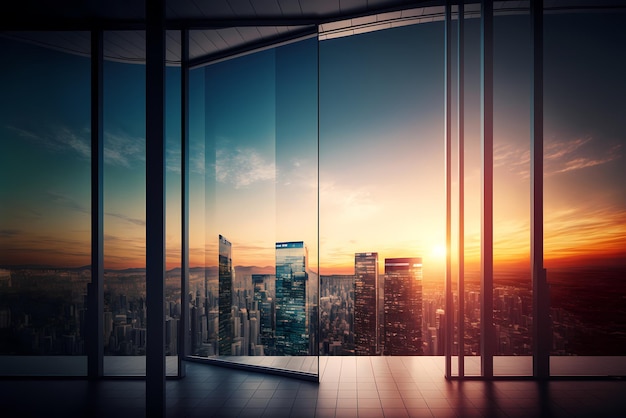 A view of a city from a window with the word bank on it