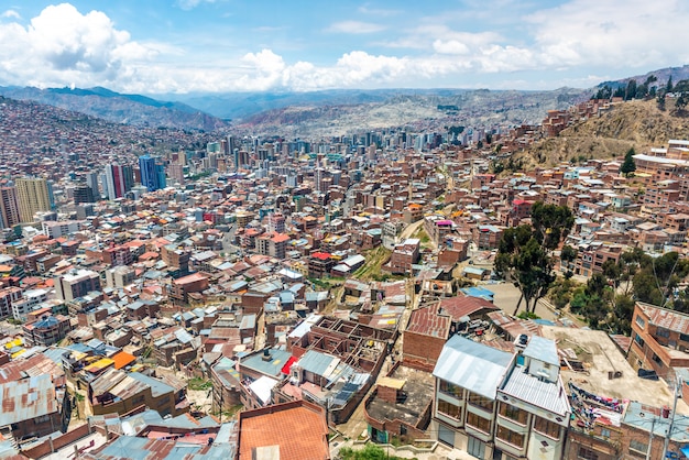 View of city, La Paz, Bolivia