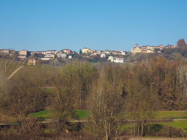 View of the city of Monta D'alba