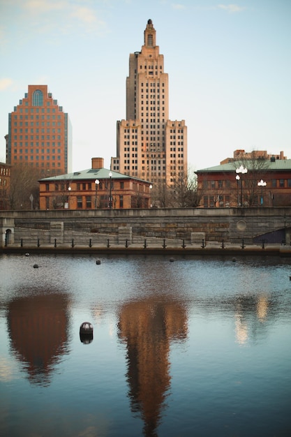 A view of the city of new york from the river