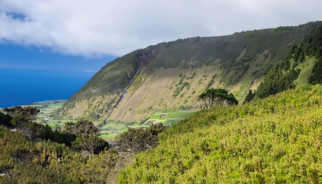 A view of the coast of new zealand