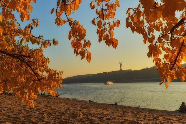 View of Dnieper river in Kiev