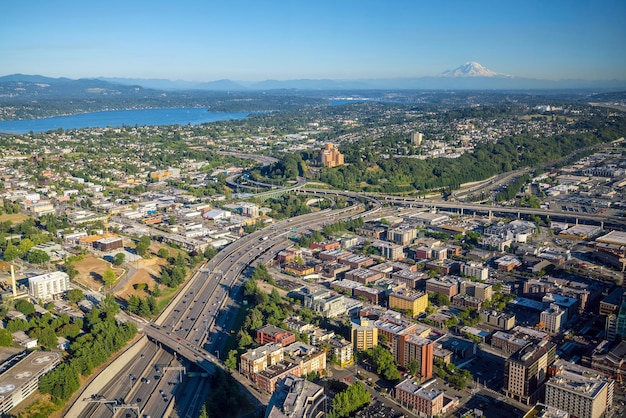 View of downtown Seattle skyline