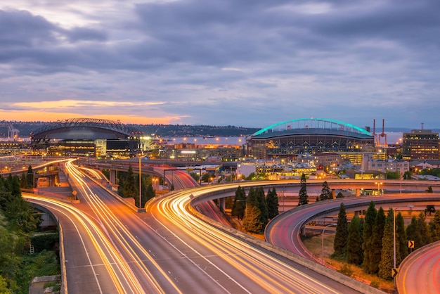 View of downtown Seattle skyline