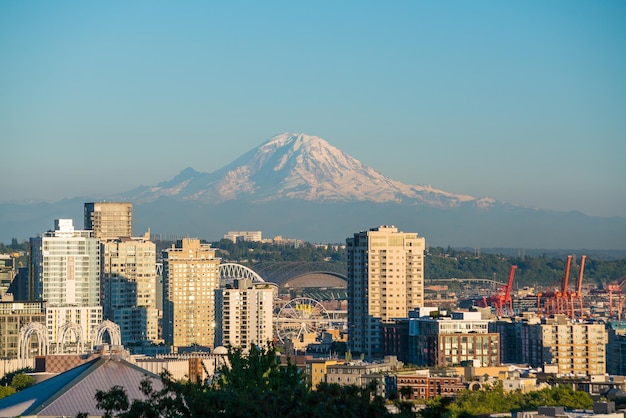 View of downtown Seattle skyline