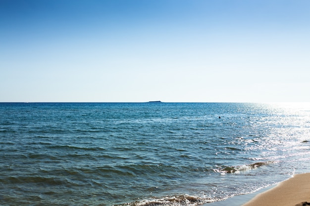 A view of dunes on beach