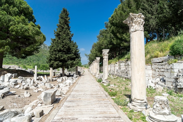 View Of The Ephesus Ancient City