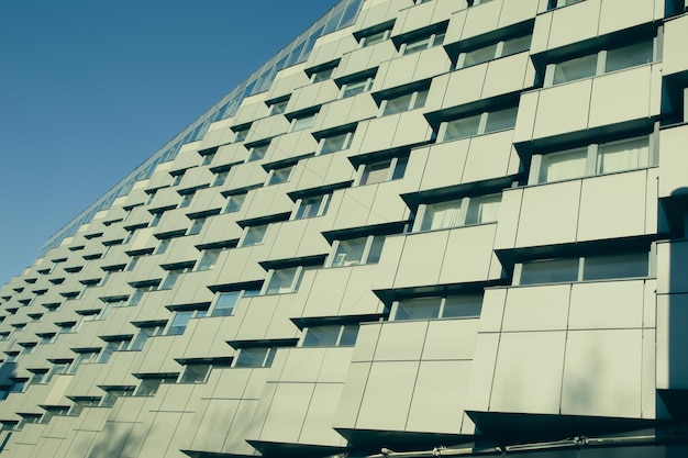 View of the facade of a residential building