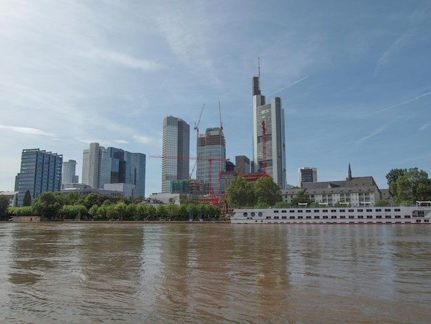 Photo view of frankfurt, germany