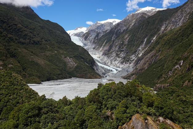 View of the Franz Joseph Glacier