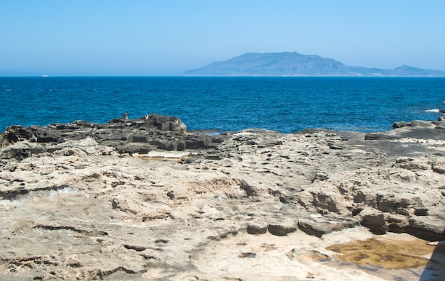  View from Favignana island.Sicily, Italy