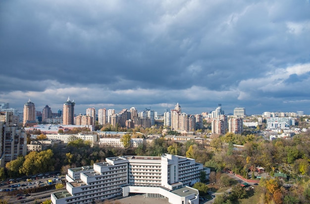 View from the heights of Kyiv