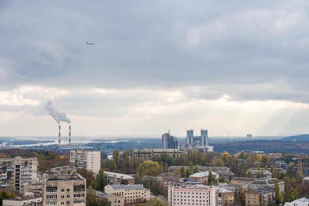 View from the heights of Kyiv