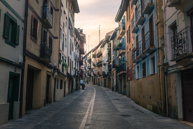 View from Irun city Basque Country