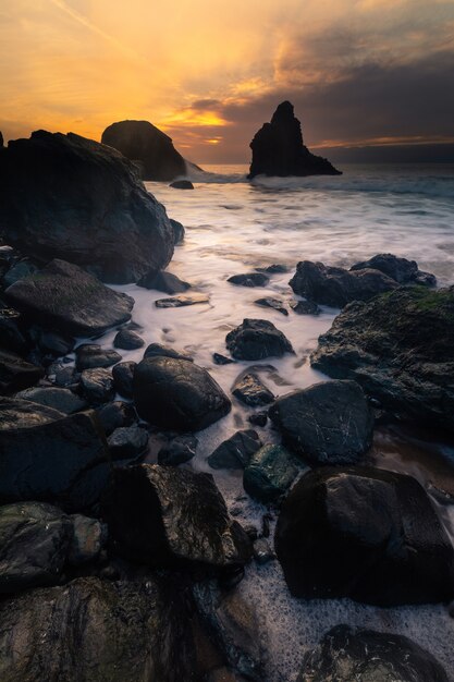 View from Marshall's beach in San Francisco, California