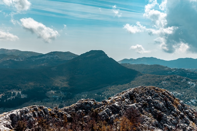 View from the mountain near Kotor, Montenegro