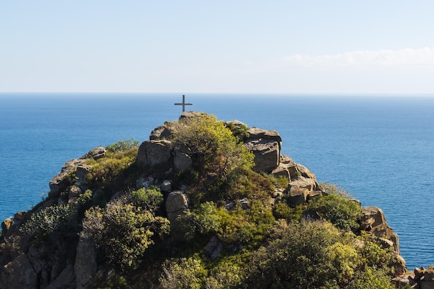 View from the slope of Ayu Dag in Crimea