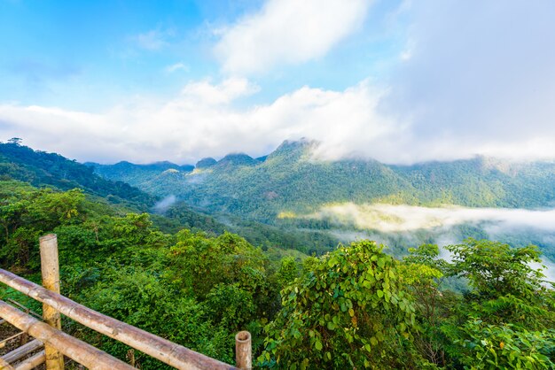 View from Sui Thang viewpoint at Angkhang mountain