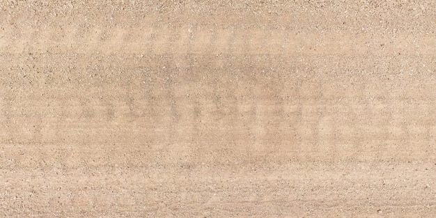 View from above on texture of gravel road