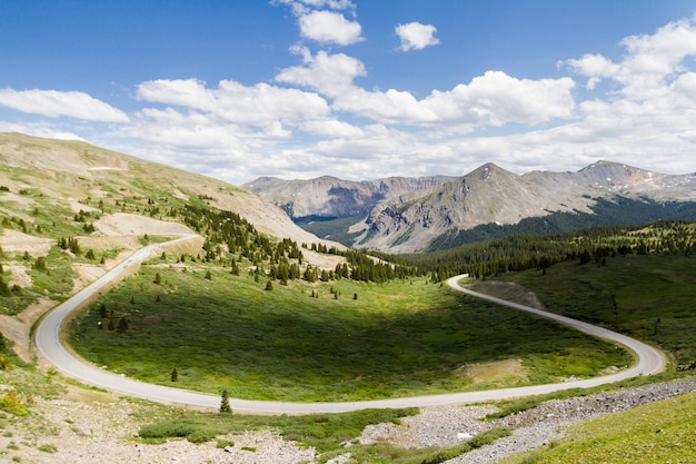 View from the top of Cottonwood Pass, Colorado.