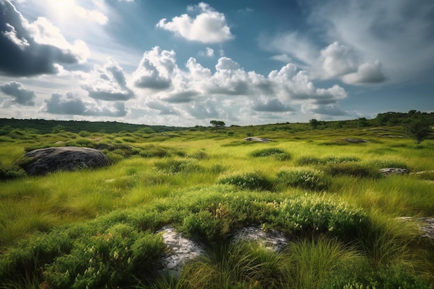 View grassy landscape against sky nature landscapes