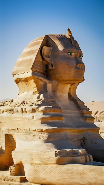 View of great sphinx