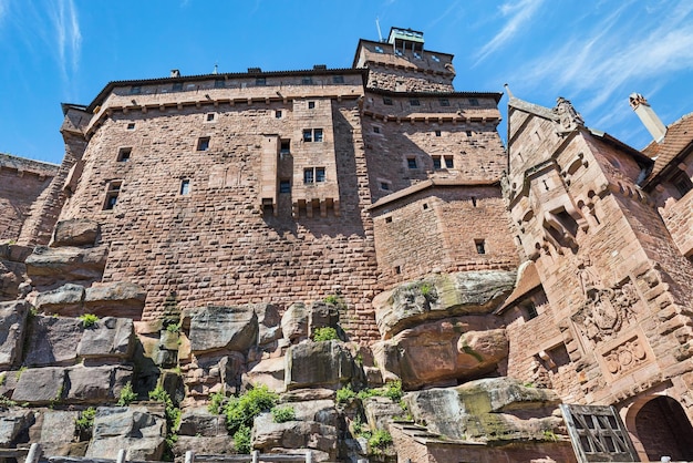 View of the HauteKoenigsburg Castle Alsace