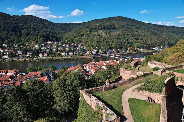 The view of Heidelberg in Germany