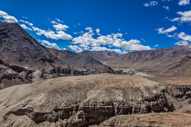 View of Himalayas near Kardung La pass Ladakh India