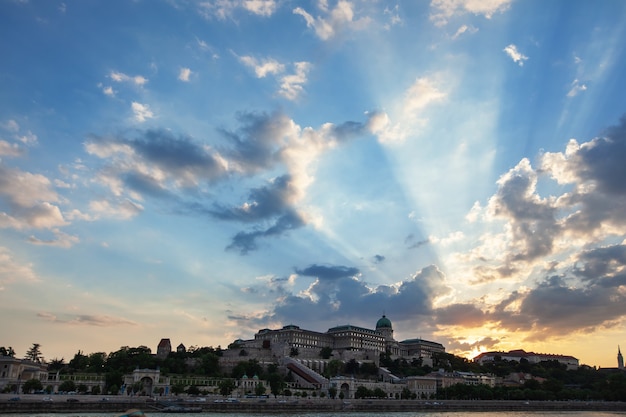 View of the historical buildings of Budapest