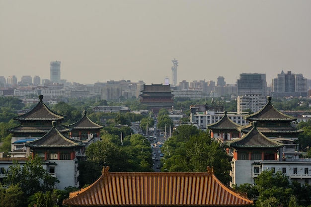 A view of the history and modern metropolis History of civilization Beijing China